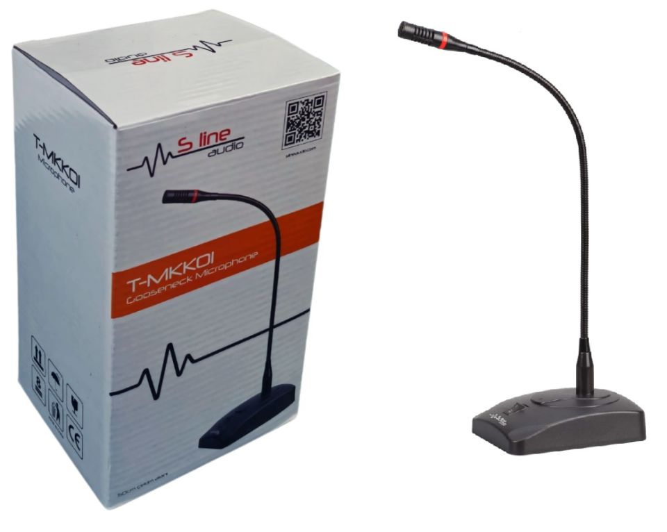 S-Line T-MKK01 Audio Kablolu Işıklı Kürsü Mikrofonu