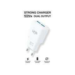 Link Tech T445 Strong 2.1A DUAL Şarj Başlığı