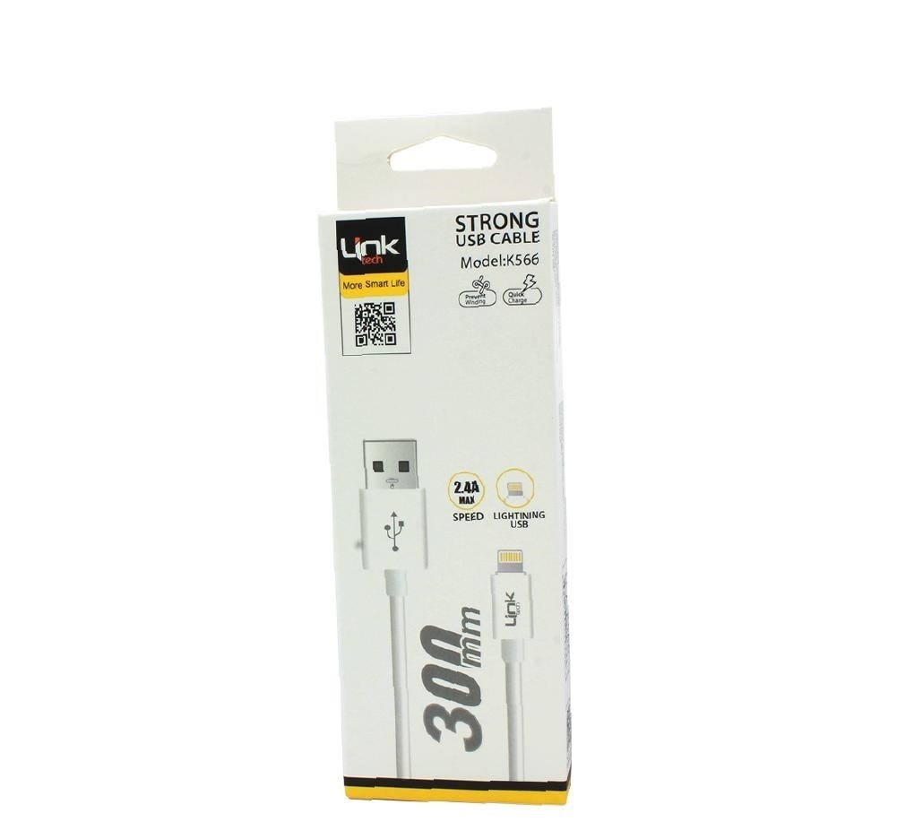 Linktech K566 Strong Lightning 300 mm Şarj Kablosu