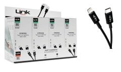 Linktech K568 Strong Type-C / Lightning 300 mm Şarj Kablosu