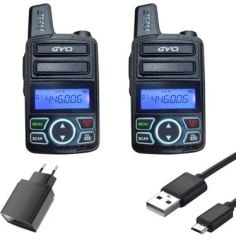 GYQ Q-210 El Telsizi (Pmr) Pil Ve Şarj Dahil İkili Set