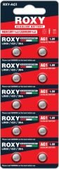 Roxy AG1 LR60 LR621 364 Alkalin Düğme Pil 1,5 Volt 10`lu paket
