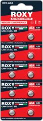 Roxy AG4 LR66 LR626 377 Alkalin Düğme Pil 1,5 Volt 10`lu  Paket