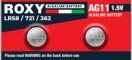 Roxy AG11 LR58 LR721 362 Alkalin Düğme Pil 1,5 Volt 10`lu Paket