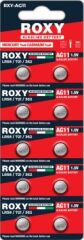 Roxy AG11 LR58 LR721 362 Alkalin Düğme Pil 1,5 Volt 10`lu Paket