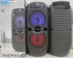 KTX-1526 Radyolu Kablosuz Bluetooth Hoparlör 2x4''