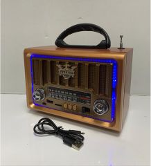 Everton RT-761 Led Işıklı Bluetooth Usb/Sd/Aux/Fm Nostalji Radyo
