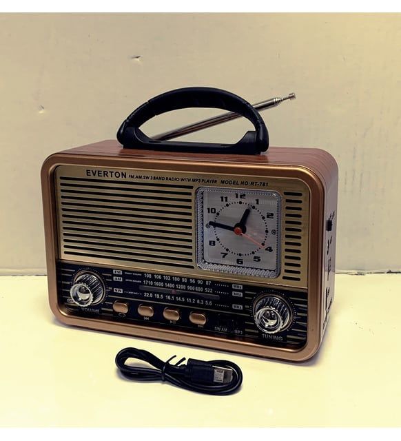 Everton RT-781 Bluetooth Usb/Sd/Aux/Fm Nostalji Radyo