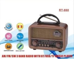 Everton RT-860 Bluetooth Usb/Sd/Aux/Fm Nostalji Radyo
