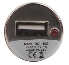 Powerstar BO-1507 5V 1A Oto Çakmak Usb Şarj