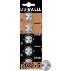 Duracell 2032 Düğme Pil 3V 5'li Kartela