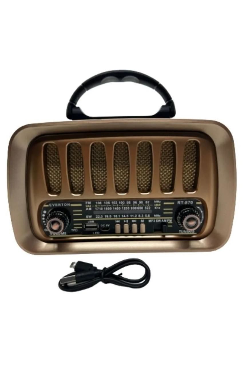 Everton RT-870 Bluetooth Usb/Sd/Aux/Fm Nostalji Radyo
