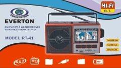 Everton RT-41U Şarjlı ve Bluetoothlu Radyo MP3 Çalar