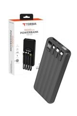 Torima TRM-1014 Siyah 10.000mAh Dijital Göstergeli Hızlı Şarjlı Powerbank