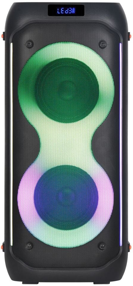 RXY-NDR-610 60 Watt ( 6,5 INCH ) Kablosuz Mikrofonlu Kumandalı Led Panel FM / BT / USB ve TF Kart Girişli Anfili Hoparlör