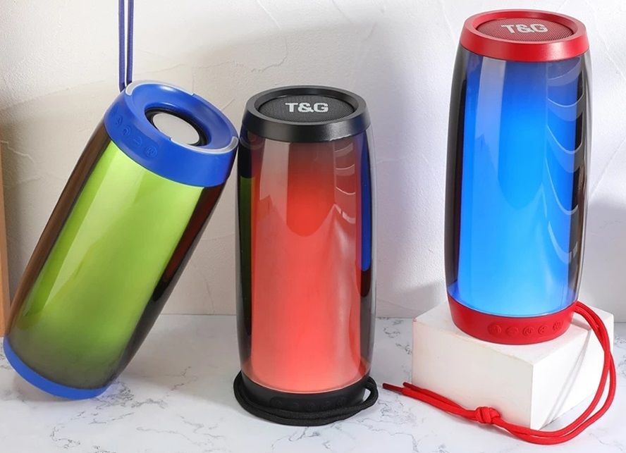 RXY-TG-335 Usb Sd Kart Girişli Fm Radyolu Bluetoothlu Ledli Müzik kutusu Hoparlör