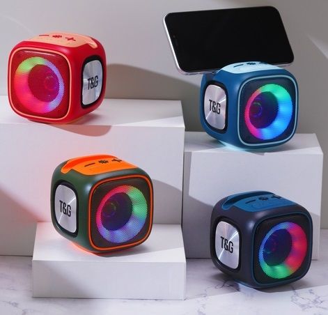 RXY-TG-359 Usb Sd Kart Girişli Fm Radyolu Bluetoothlu Ledli Müzik kutusu Hoparlör