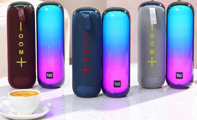 RXY-TG-384 Usb Sd Kart Girişli Fm Radyolu Bluetoothlu Ledli Müzik kutusu Hoparlör