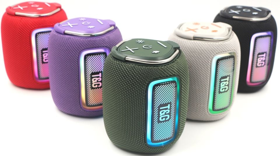 RXY-TG-415 Usb Sd Kart Girişli Fm Radyolu Bluetoothlu Ledli Müzik kutusu Hoparlör