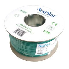 NextStar YE-5010G RG6U4 Anten Kablosu Yeşil 100Metre