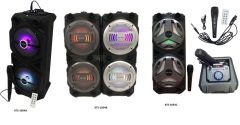 KTS-1054 Bluetoothlu Usb Kart Girişli Kumandalı Mikrofonlu Hoparlör