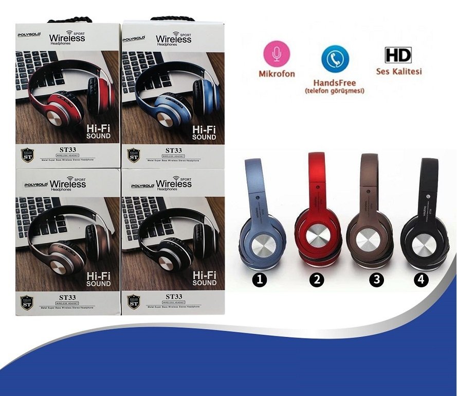 PV-33 Bluetooth Kulaklık