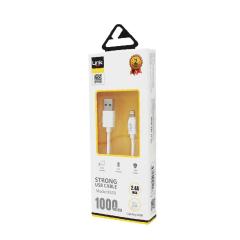 Linktech K-559 Iphone 2.4A 1000mm Şarj/Senkronizasyon Kablosu