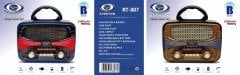 Everton RT-807 Usb Kart Girişli Bluetooth'lu Şarjlı Radyo