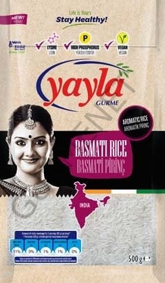 Yayla Gurme Basmati Rıce Basmati Pirinci 500 Gr