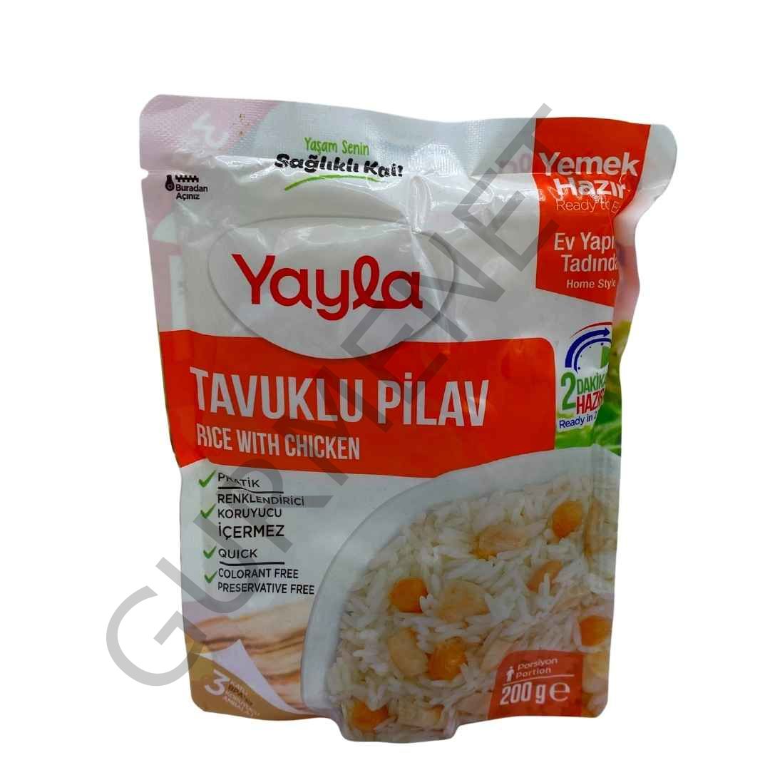 Yayla Hazır Yemek Tavuklu Pilav 200 Gr.