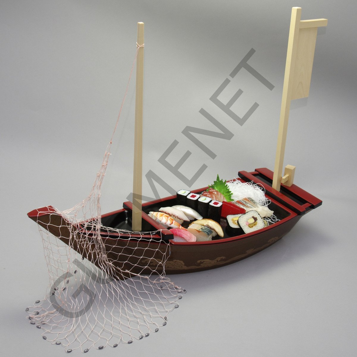 Benefisha Ssbb02 Bambu Sushi Gondol Siyah 68 X 23,8 X 21 Cm