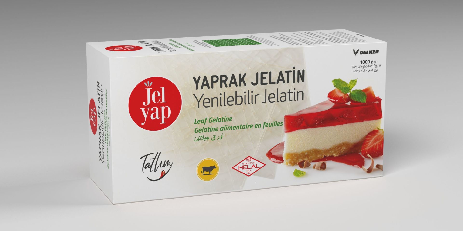 Jelyap Yaprak Jelatin 1 Kg