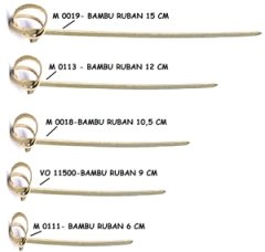 Gaishi M0019 Bambu Ruban Kürdan 15 Cm 50 Adet