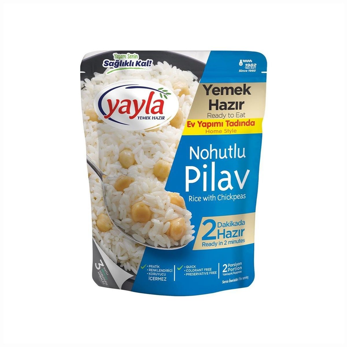 Yayla Hazır Yemek Nohutlu Pilav 250 Gr.