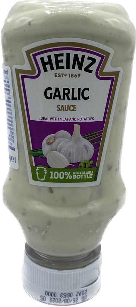 Heinz Garlic Sauce Sarımsak Sosu 230 Gr.