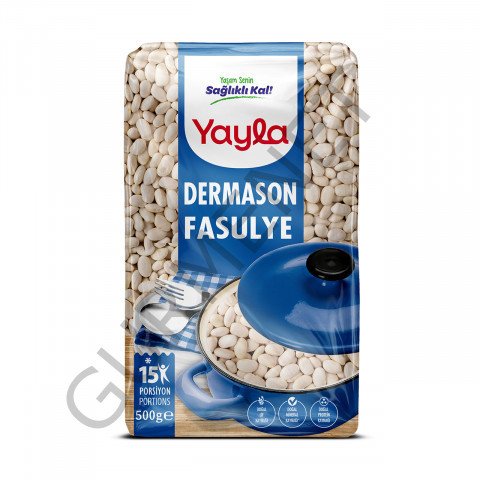 Yayla Bakliyat Dermason Fasulye 7,5 Mm 500 Gr.