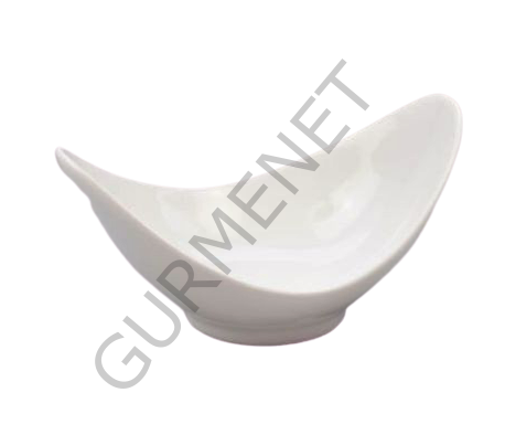 Miyake TSC30-7 Porcelain Pure Whıte Bowl Kase 20,5 X13,4 X 9,7 Cm