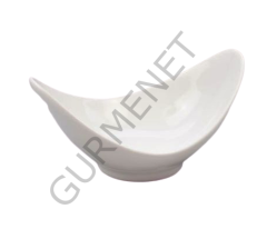 Miyake TSC30-7 Porcelain Pure Whıte Bowl Kase 20,5 X13,4 X 9,7 Cm