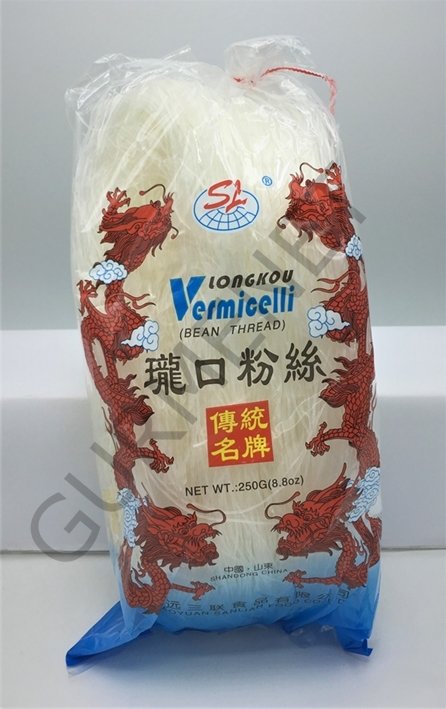 Longkou Bean Vermicelli Glass Noodle Fasulye Şehriyesi 250 Gr.