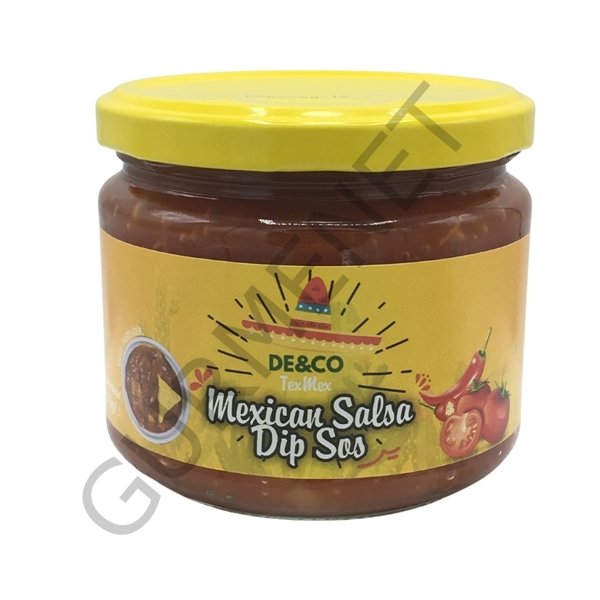 De&Co Mexican Salsa Dip Sauce Meksikan Salsa Dip Sos 300 Gr.