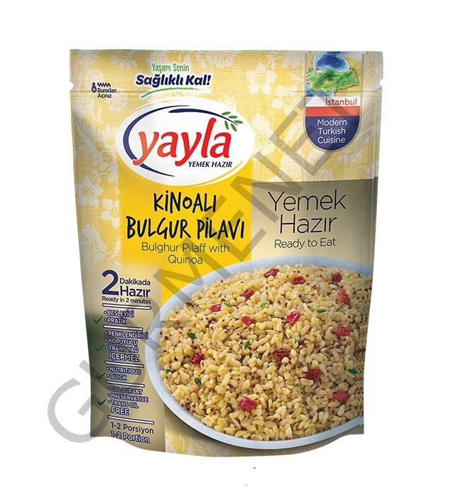 Yayla Hazır Yemek Kinoalı Bulgur Pilavı 250 Gr.