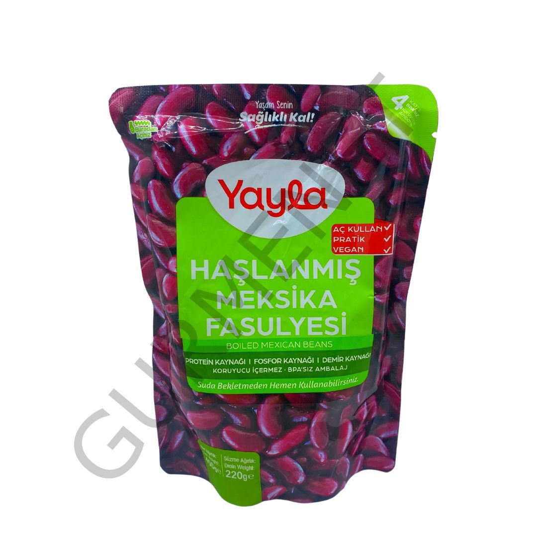 Yayla Haşlanmış Meksika Fasulyesi 400 Gr.