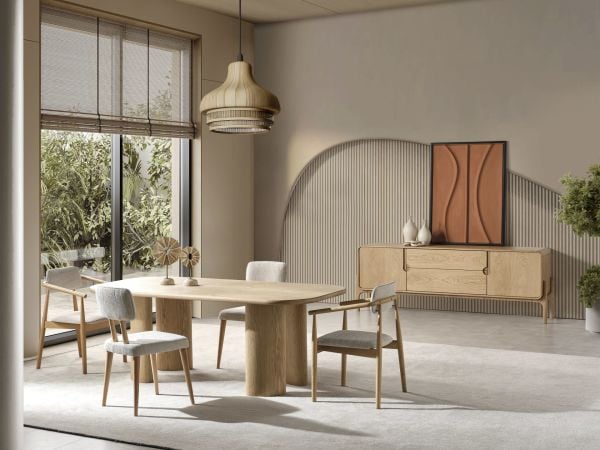 Oaken Yemek Odası + Ünite + Sehpa