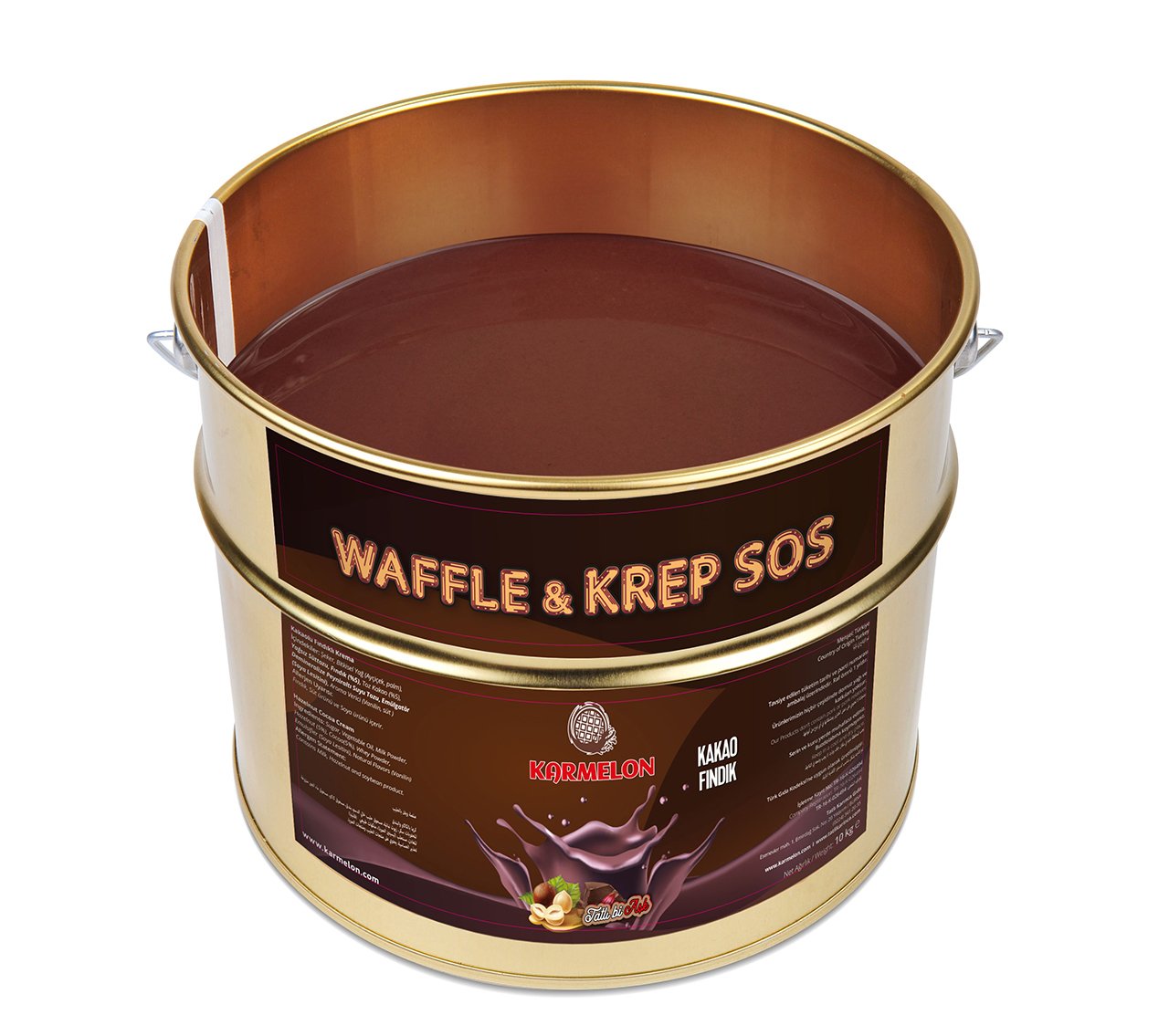 Kakaolu Fındıklı Waffle Sos - 15 kg