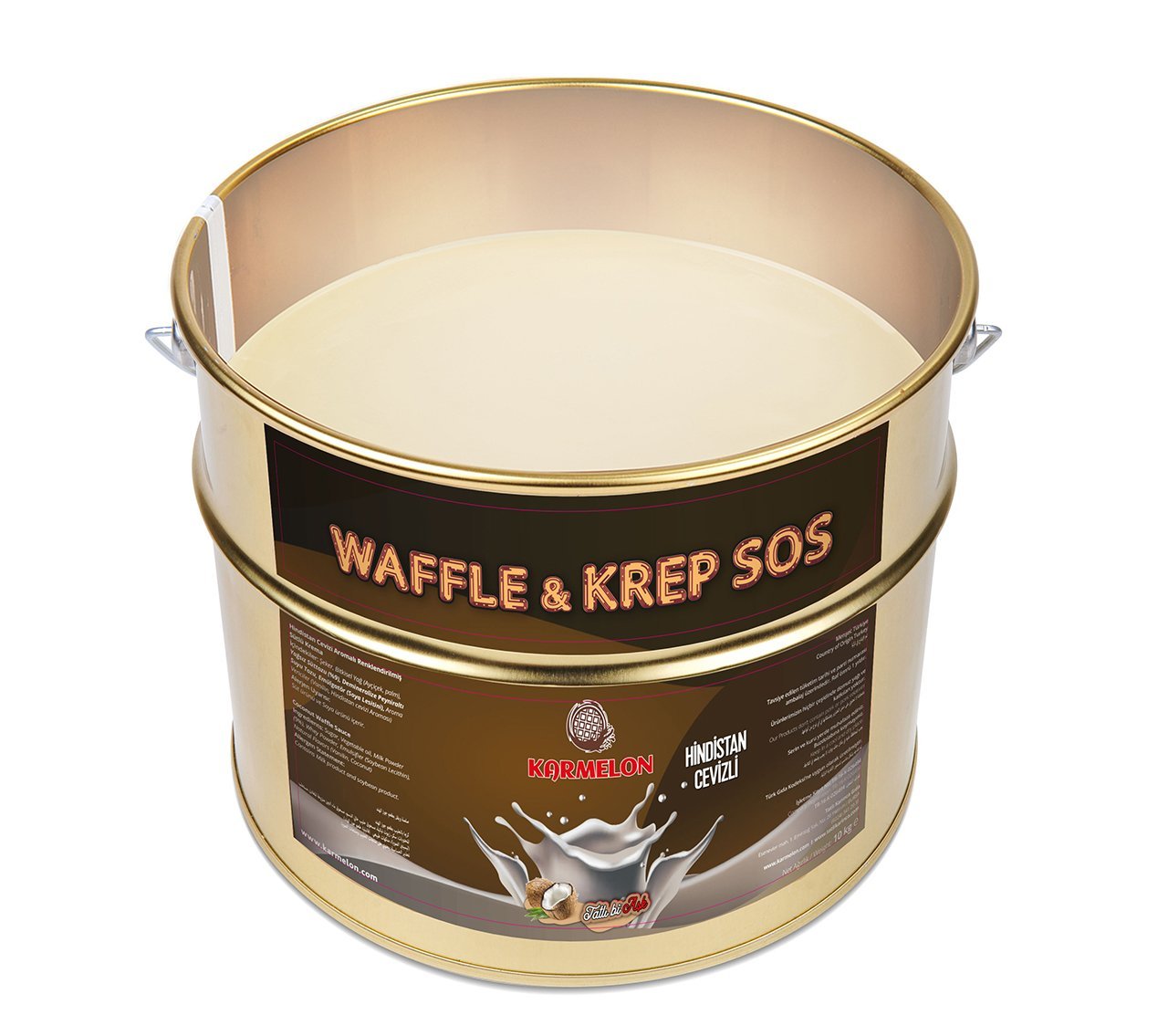 Hindistan Cevizli Waffle Sos - 6kg