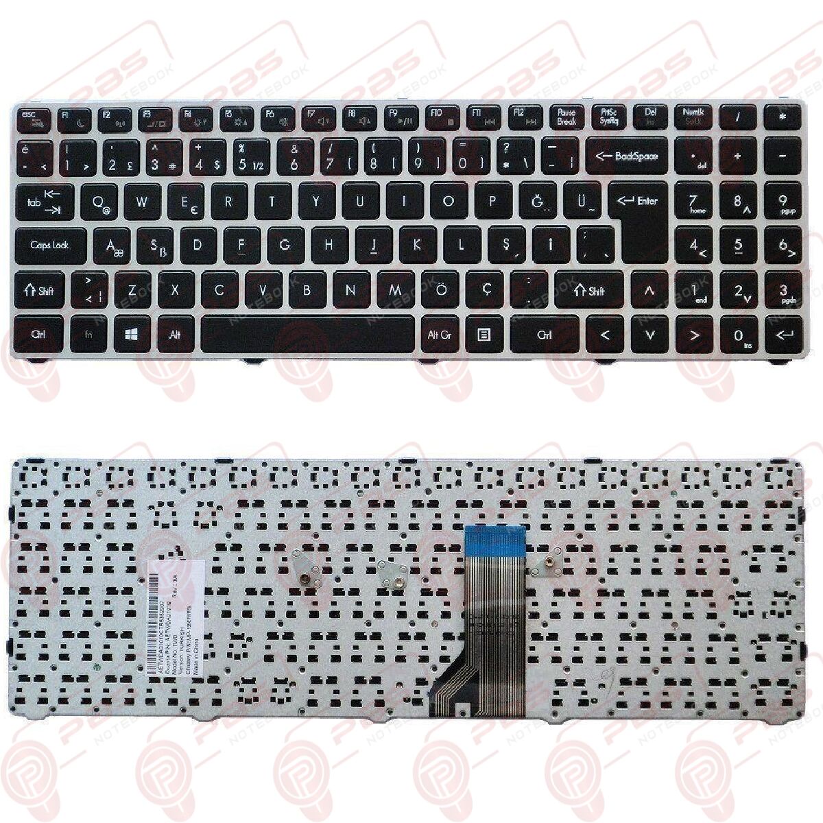 AETWDA00010, AETWDU00010 Klavye Tuş Takımı Siyah Türkçe Q