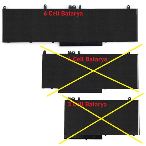 Nion Dell 4F5YV, 04F5YV, WJ5R2, 0WJ5R2 Uyumlu 6Cell Batarya Pil Ver.1
