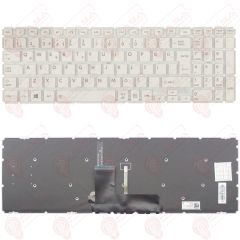 Toshiba Satellite L50-B-1VP, L50-B-1VQ Klavye Beyaz Led Işıklı TR