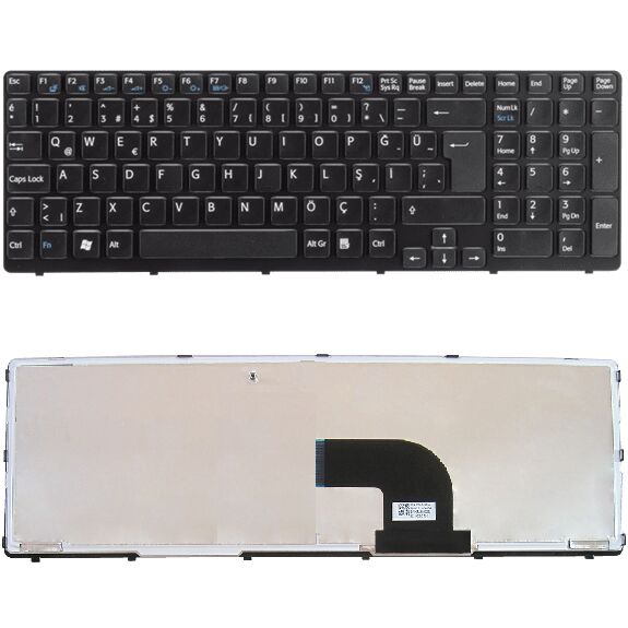 Sony Vaio SVE15, SVE151 Klavye Tuş Takımı Siyah TR