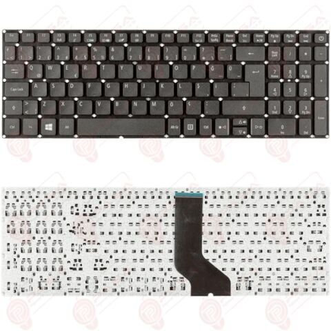 Acer Aspire E5-552, E5-552G, E5-553, E5-553G Klavye Tuş Takımı Q Siyah Türkçe Tuş Seti